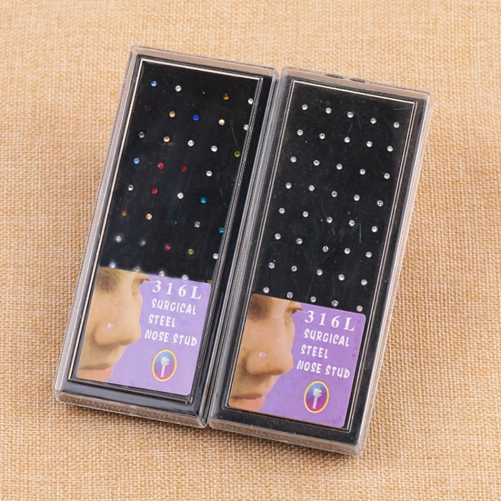 Body Jewelry In Store - 60 adet Burun Halkası Seti Damızlık