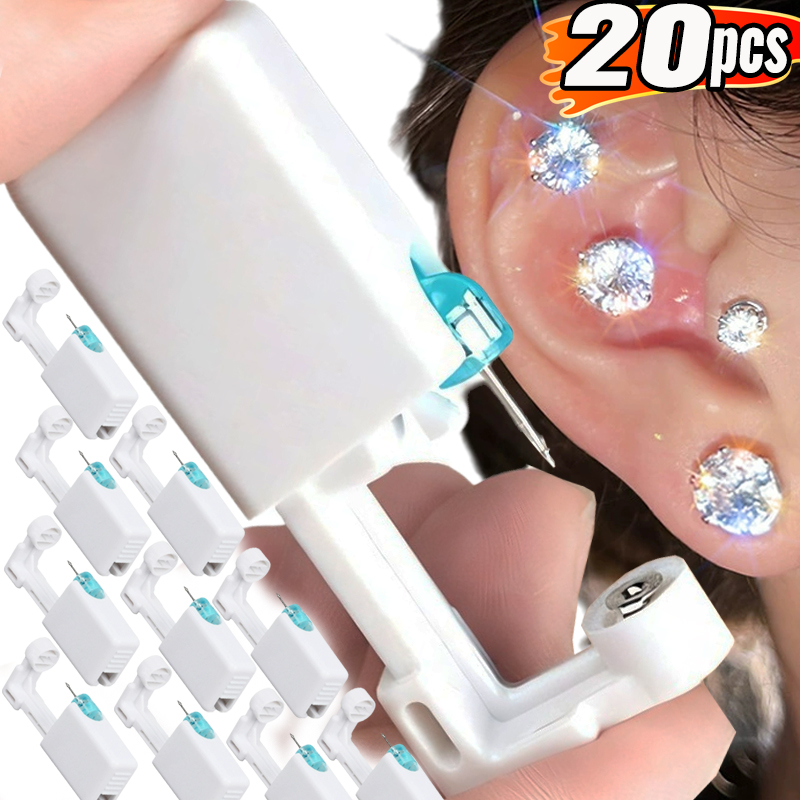 Body Jewelry Factory - Tek kullanımlık Güvenlik Kulak Delme Tabancası