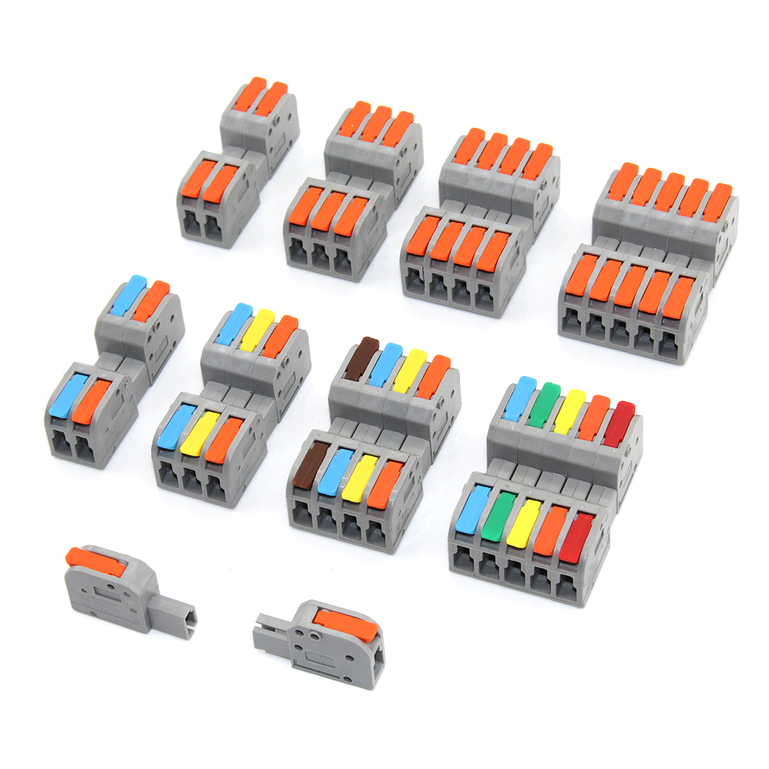 Threadless Push Pin - 1/5/10pc hızlı kablo konnektörü çoklu çoklu