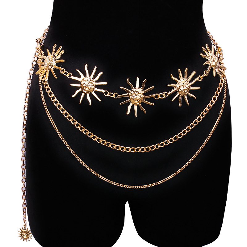 Body Jewelry Types - Tıknaz Çok Katmanlı Punk Gotik Ay