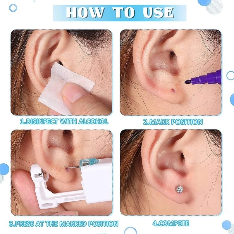 1/50 adet Kulak Delme Tabancas - Body Jewelry Factory incelemesi ve fiyatı
