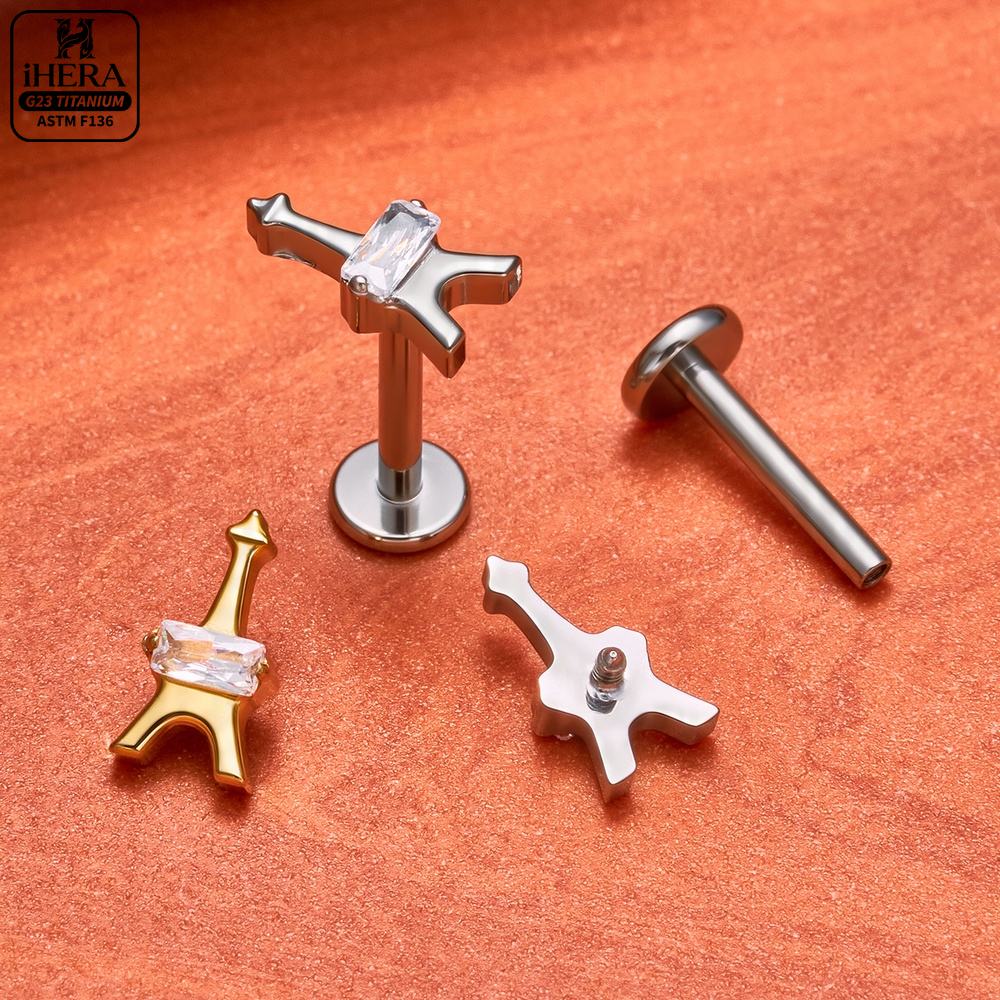 F136 Titanyum Piercing Çivisi  - Body Jewelry Vertical Labret incelemesi ve fiyatı