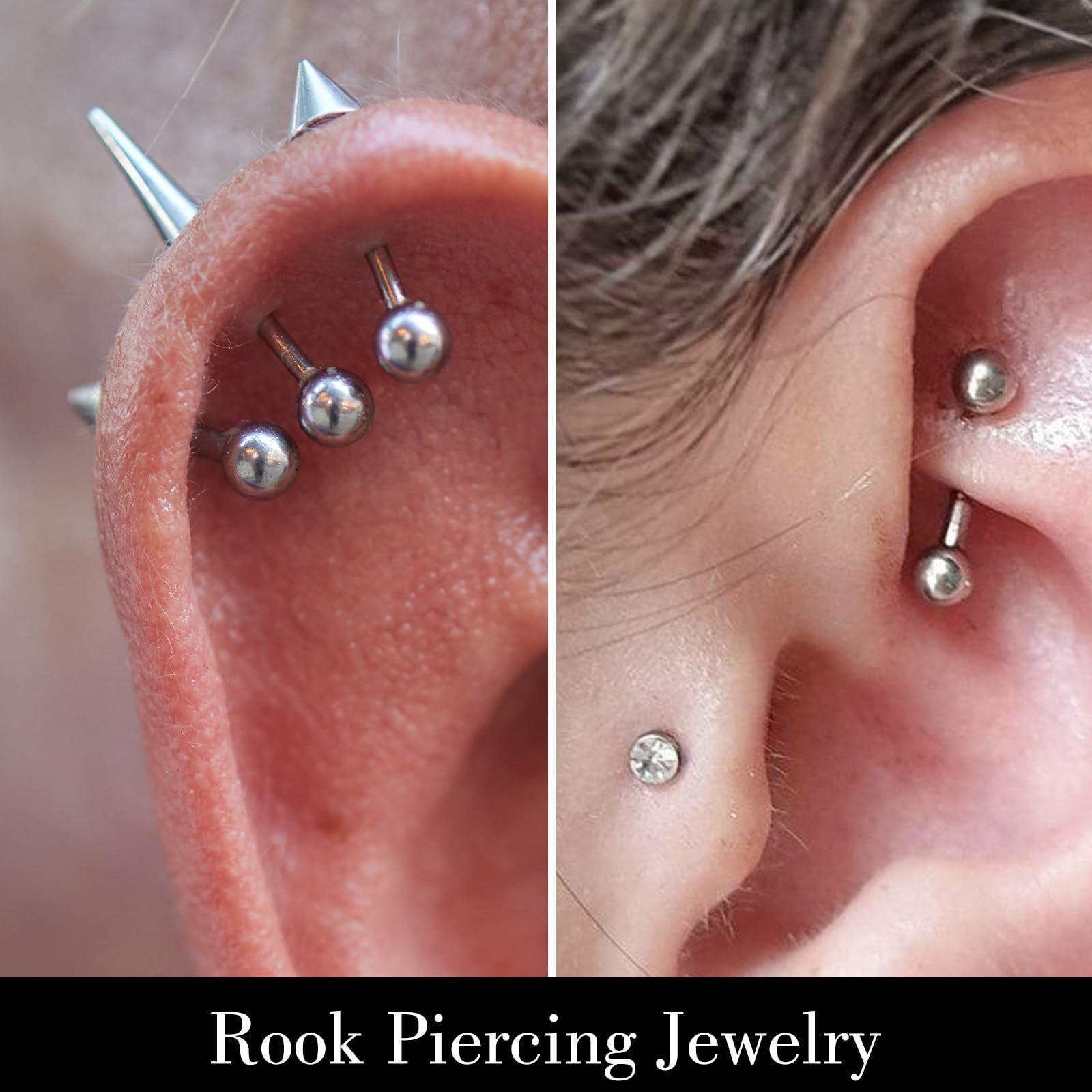 17 Parça/Set Titanyum İçten Di - Body Jewelry Vertical Labret incelemesi ve fiyatı