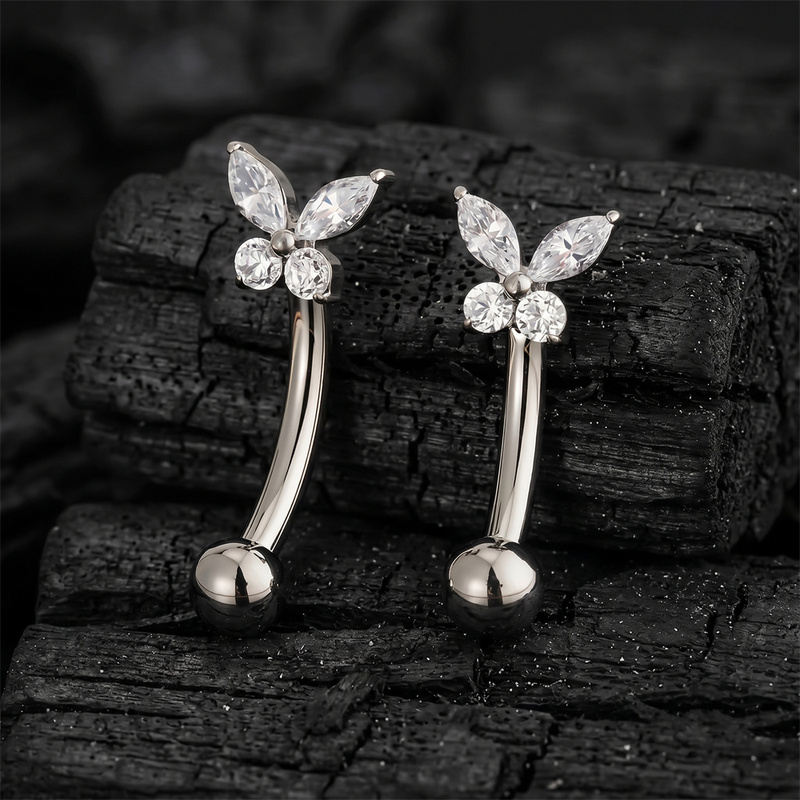 ASTM F136 Titanyum Küçük Keleb - Body Jewelry Vertical Labret incelemesi ve fiyatı
