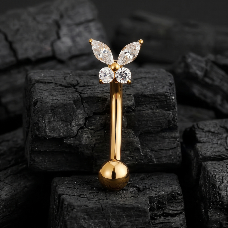 ASTM F136 Titanyum Küçük Keleb - Body Jewelry Vertical Labret incelemesi ve fiyatı