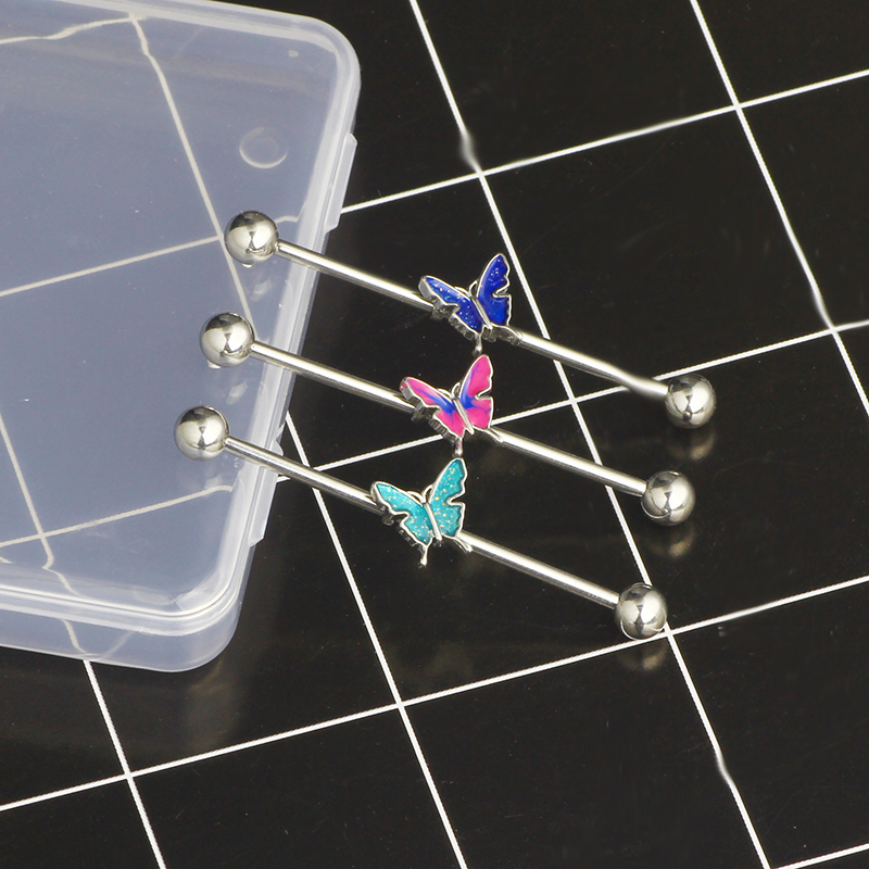 Toptan 3 renkli kelebek desenl - Body Jewelry Factory incelemesi ve fiyatı