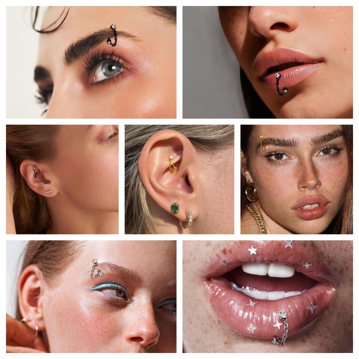 3 adet Paslanmaz Çelik 16G Zin - Body Jewelry Vertical Labret incelemesi ve fiyatı