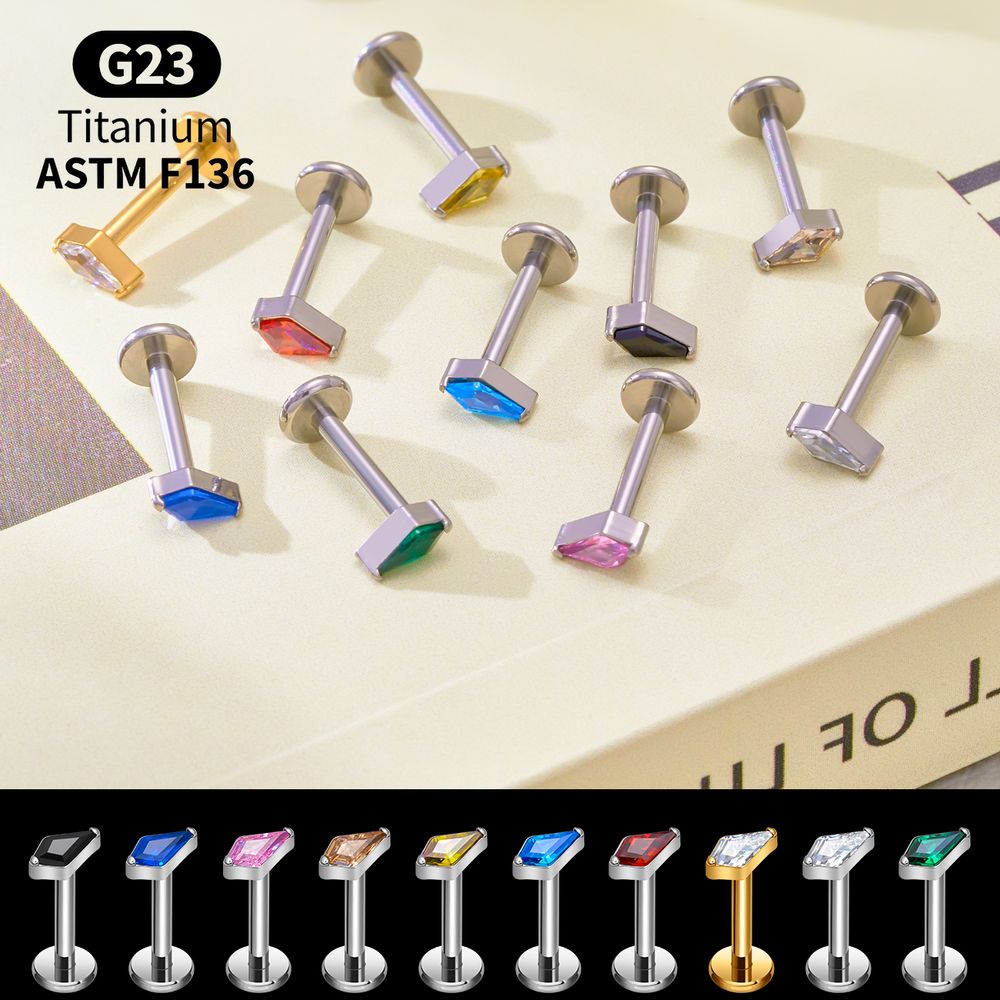 Titanyum Uçurtma Şeklinde CZ İ - Body Jewelry Vertical Labret incelemesi ve fiyatı