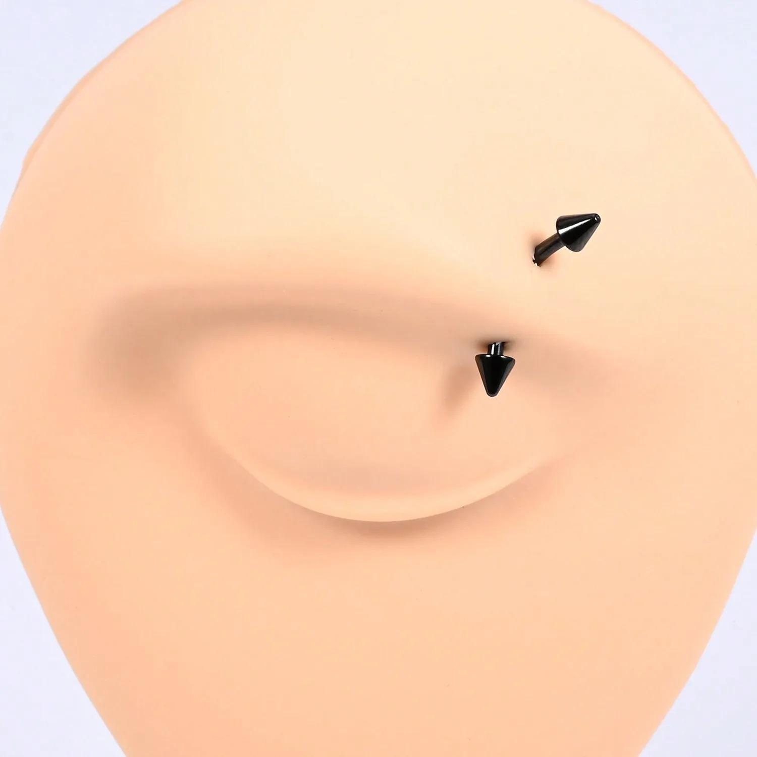 15 Adet 16g Rook Piercing Takı - Body Jewelry Vertical Labret incelemesi ve fiyatı