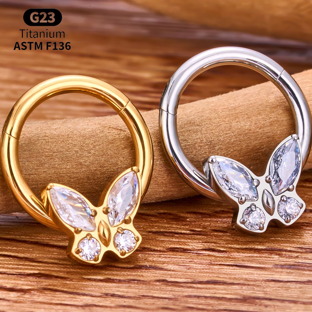 G23 Titanyum Kilitli Halka Set - Body Jewelry Vertical Labret incelemesi ve fiyatı