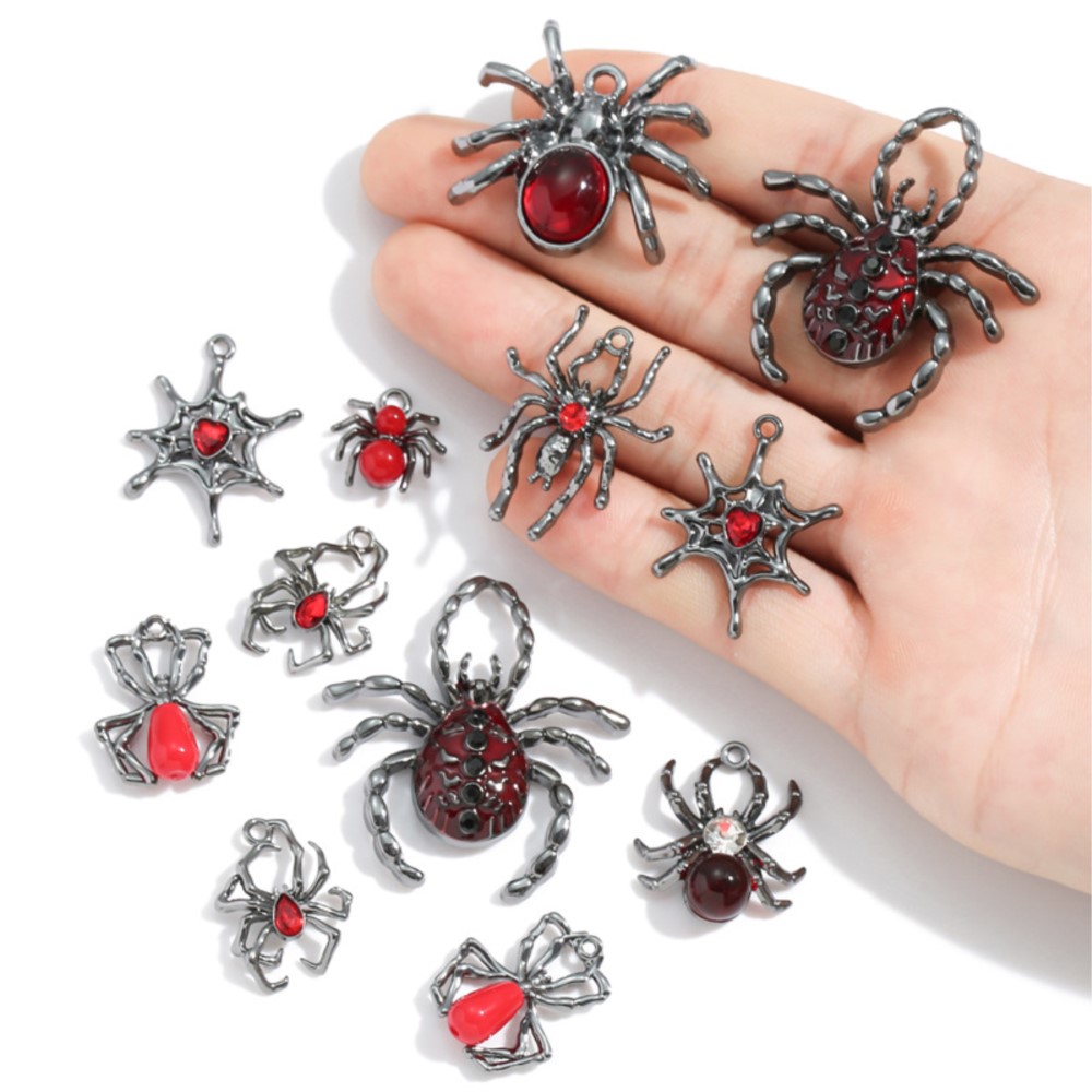 5 adet Gotik Siyah Örümcek Tak - Body Jewelry Y2K incelemesi ve fiyatı
