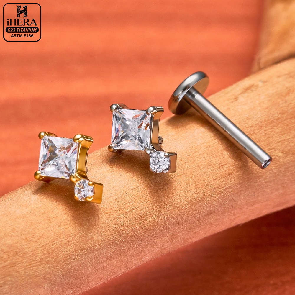 G23 Titanyum Labret Segment Ka - Body Jewelry Vertical Labret incelemesi ve fiyatı