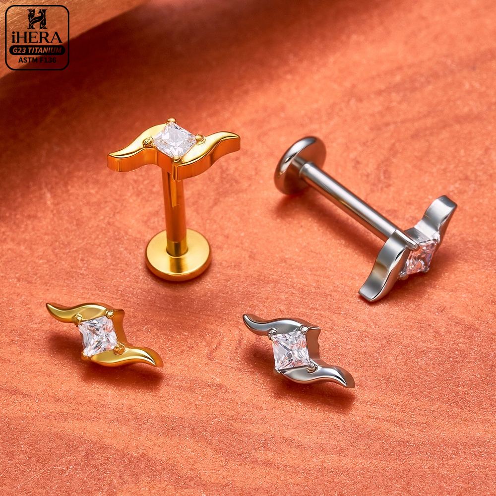 G23 Titanyum Labret Segment Ka - Body Jewelry Vertical Labret incelemesi ve fiyatı