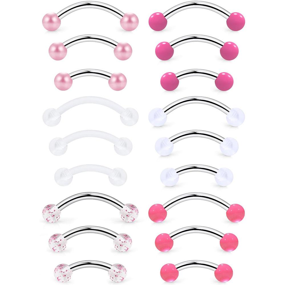 1/18 Adet Set 16G 6/8/10mm Kaş - Body Jewelry Vertical Labret incelemesi ve fiyatı