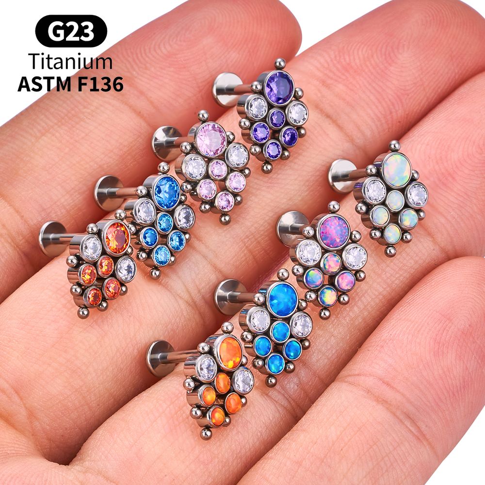 Titanyum Ark Opal Labret Paket - Body Jewelry Vertical Labret incelemesi ve fiyatı