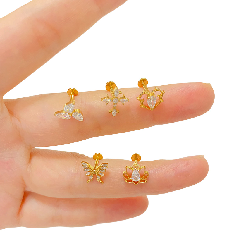 ASTM F136 Titanyum Kulak PIERC - Body Jewelry Factory incelemesi ve fiyatı