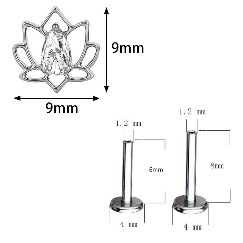 ASTM F136 Titanyum Kulak PIERC - Body Jewelry Factory incelemesi ve fiyatı